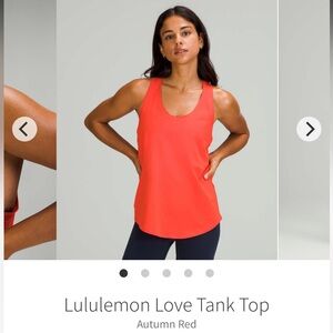 Lululemon Love Tank Top